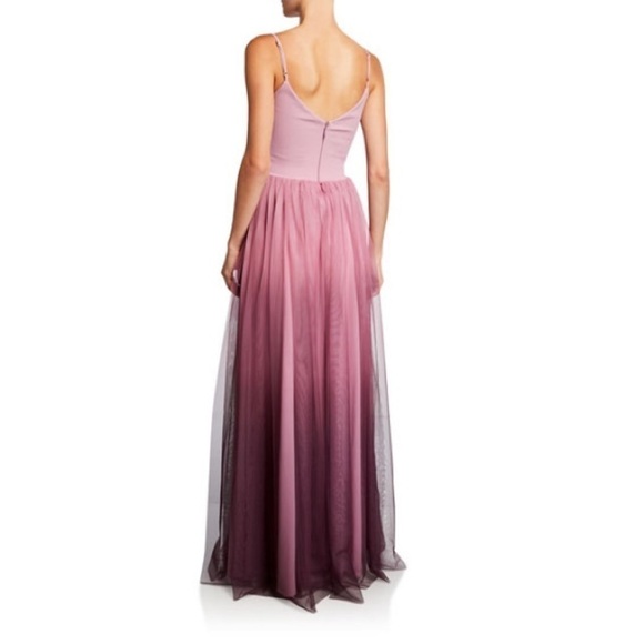 Chiara Boni Vogue Ombre Spaghetti-Strap Tulle Bustier Gown Size 4 NWT - Picture 2 of 10